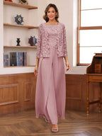 Severine mauve front view mother of the bride outfit