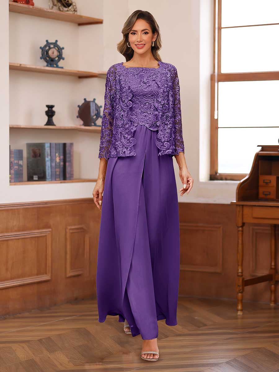Severine regency front view mother of the bride outfit