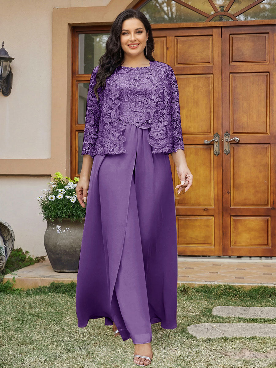 Cassandra June Regency front view mother of the bride dress