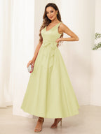Fiora Lane Daffodil front view wedding guest dress