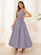 Fiora Lane Wisteria back view wedding guest dress