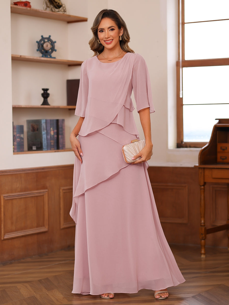 Xiomara Claire Mauve detail view 7 mother of the bride dress
