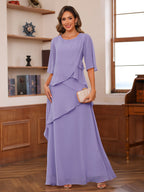 Xiomara Claire Wisteria back view mother of the bride dress