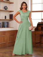 Fiorella Sage Green detail view 8 wedding guest dress
