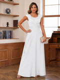 Fiorella White front view wedding guest dress