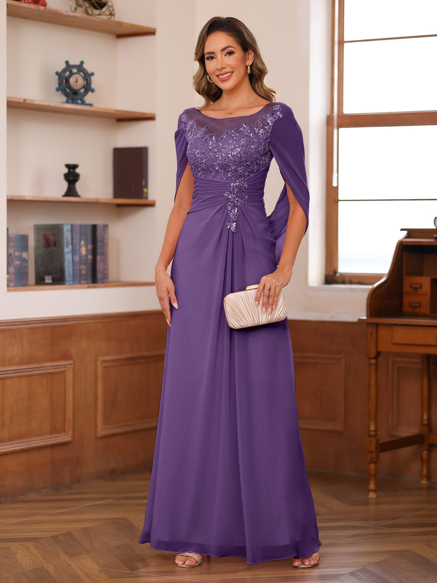 Isaline regency front view mother of the bride dress