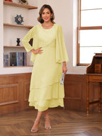 Wrenley Daffodil front view wedding guest dress