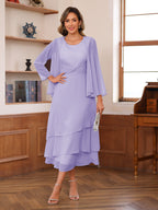 Lydia Claire Lilac back view mother of the bride dress