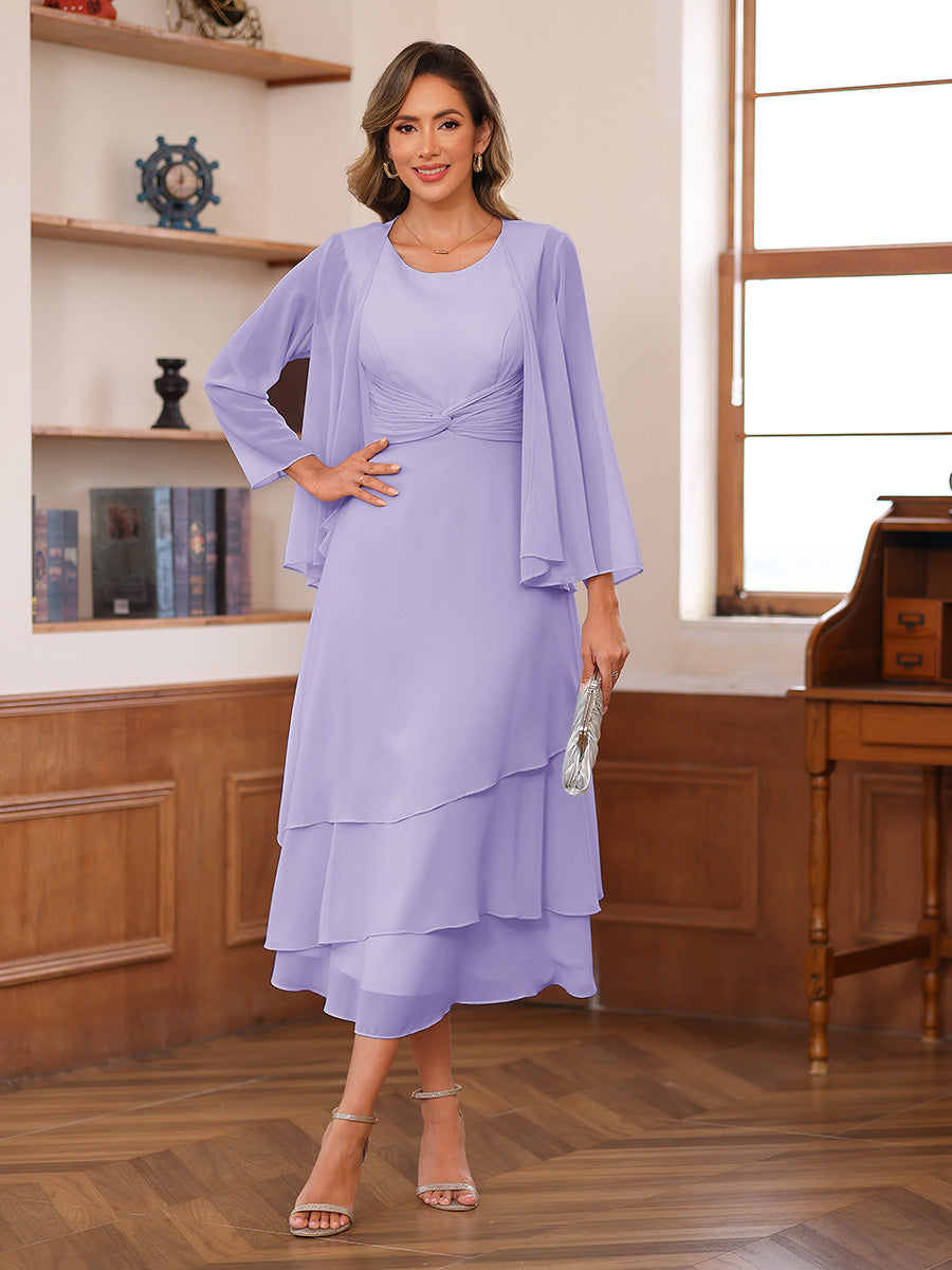 Lydia Claire Lilac back view mother of the bride dress