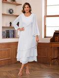 Wrenley White front view wedding guest dress
