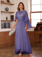 Olivia Grace Lilac front view mother of the bride dress