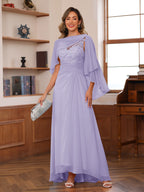 Olivia Grace Lilac back view mother of the bride dress