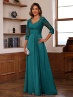Philomena Rose Peacock front view mother of the bride dress