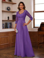 Philomena Rose Regency front view mother of the bride dress