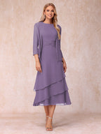 Blyss Wisteria back view wedding guest dress