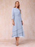 Blyss Lavender front view wedding guest dress