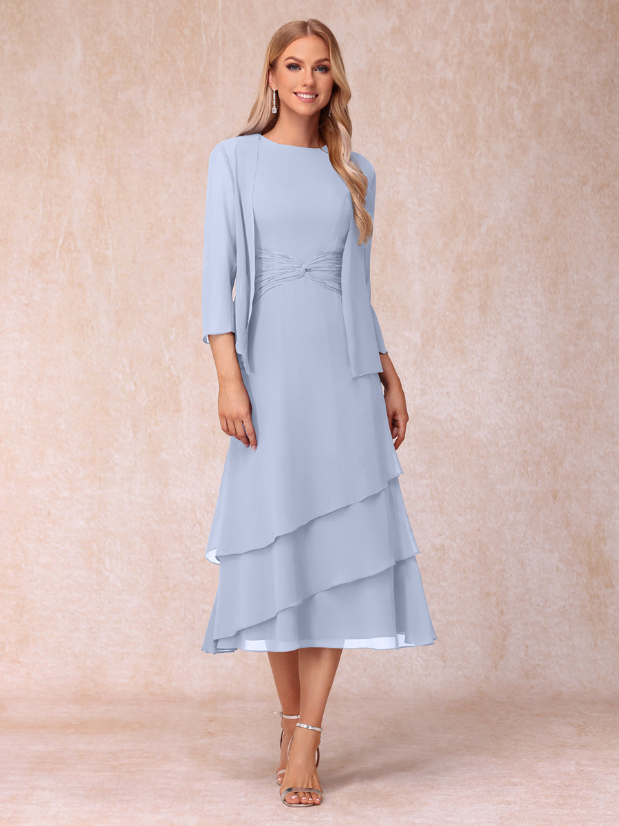 Blyss Lavender front view wedding guest dress