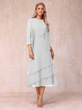 Blyss Ivory front view wedding guest dress