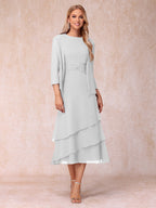 Blyss Ivory front view wedding guest dress