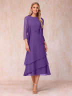 Odette regency front view mother of the bride dress