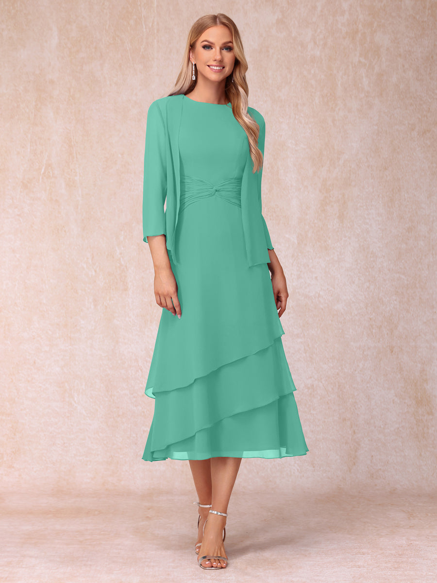 Blyss Pool Blue back view wedding guest dress