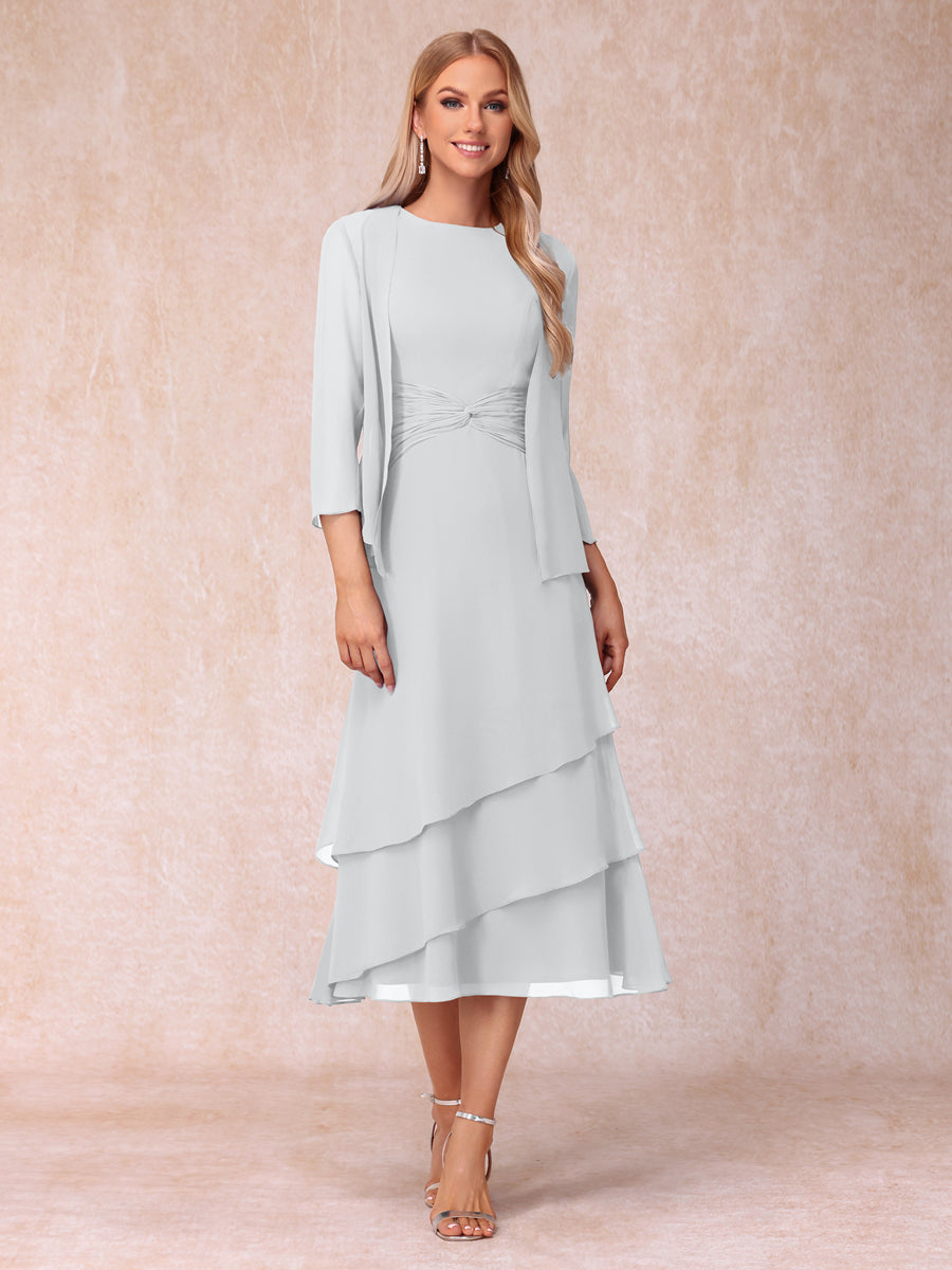 Blyss White front view wedding guest dress