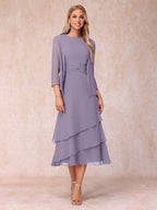 Odette wisteria front view mother of the bride dress