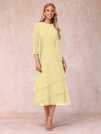 Blyss Yellow front view wedding guest dress