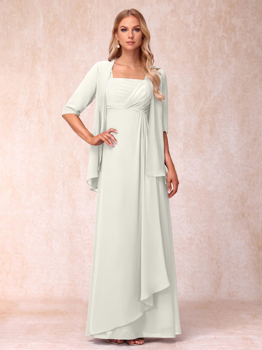 Lucienne ivory alternate front view 2 mother of the bride dress