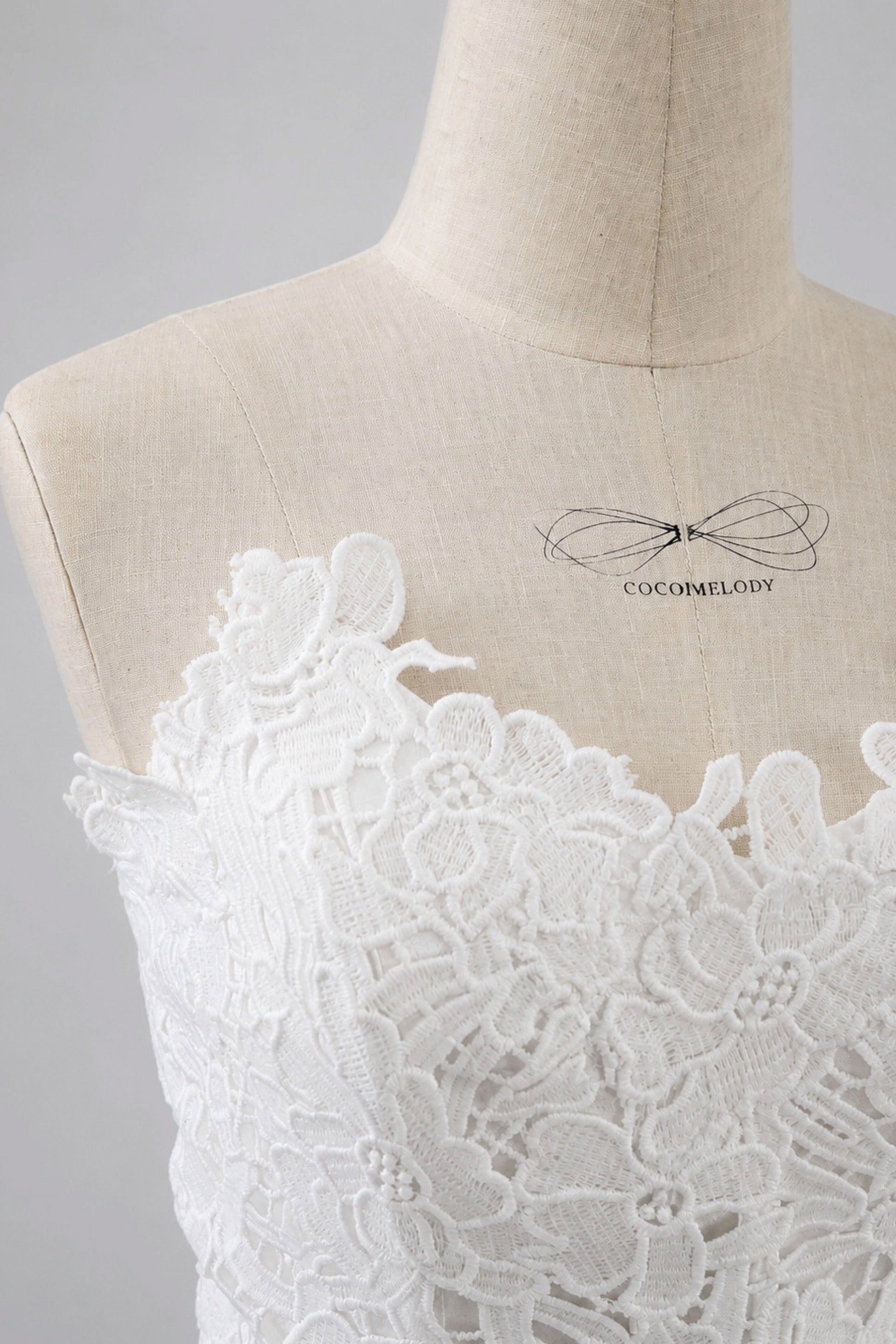 Elegant A Line Sweep Brush Train Lace Wedding Dress 828423890551 Wedding Dress