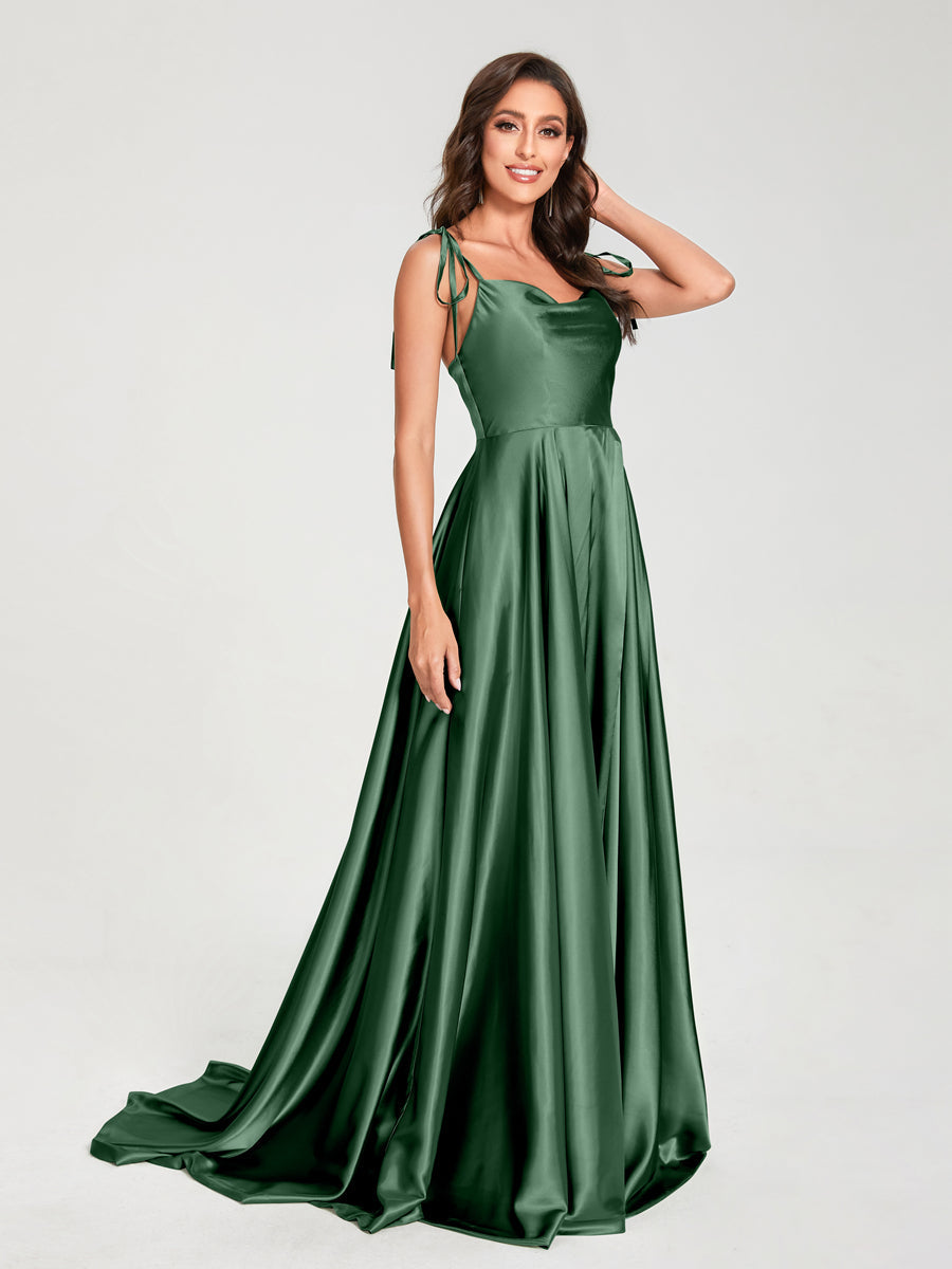 Imogen Emerald front view bridesmaid dress
