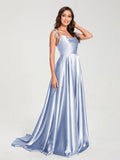 Imogen Lavender front view bridesmaid dress