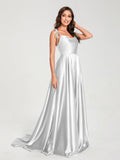 Imogen Ivory front view bridesmaid dress
