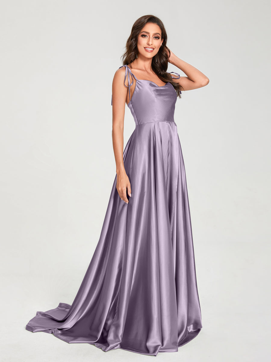Imogen Wisteria front view bridesmaid dress