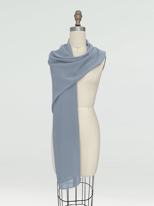 Aeris Wrap Dusty Blue front view all accessories