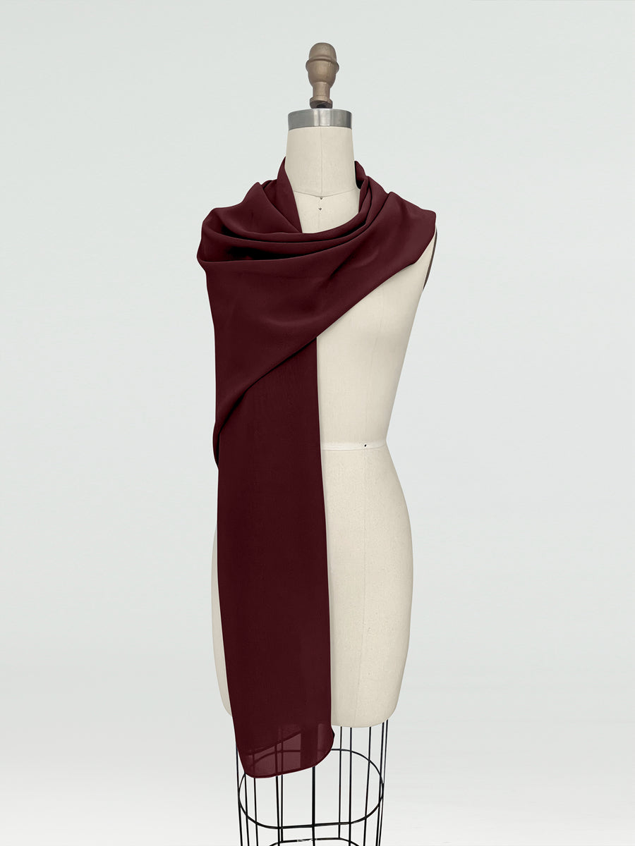 Aeris Wrap Burgundy front view all accessories