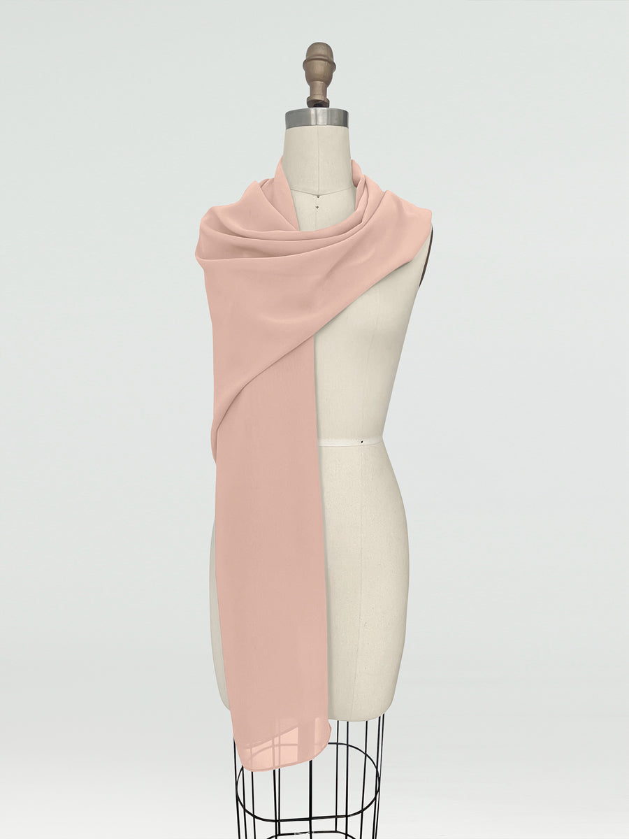 Aeris Wrap Dusty Rose front view all accessories