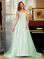 Kerensa pool blue alternate front view 2 prom dress