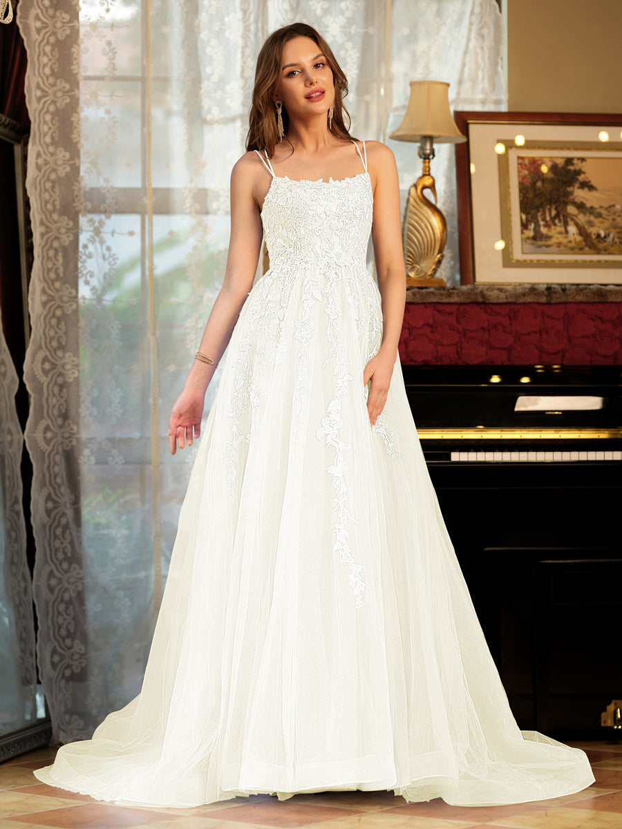 Kerensa ivory front view prom dress
