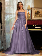 Kerensa wisteria front view prom dress