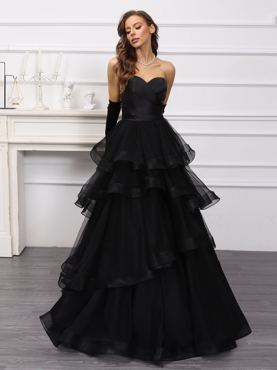Galenna black alternate view prom dress
