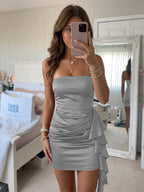 Isadora Grey front view homecoming dress