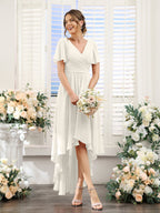 Odette Ivory back view bridesmaid dress