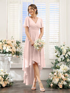 Odette Pearl Pink detail view 8 bridesmaid dress
