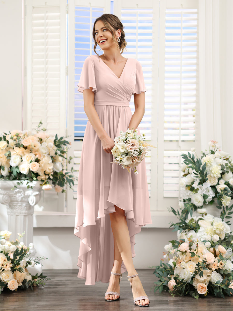 Odette Pearl Pink detail view 7 bridesmaid dress