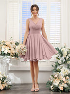Herminia Wren Dusty Rose detail view 8 wedding guest dress