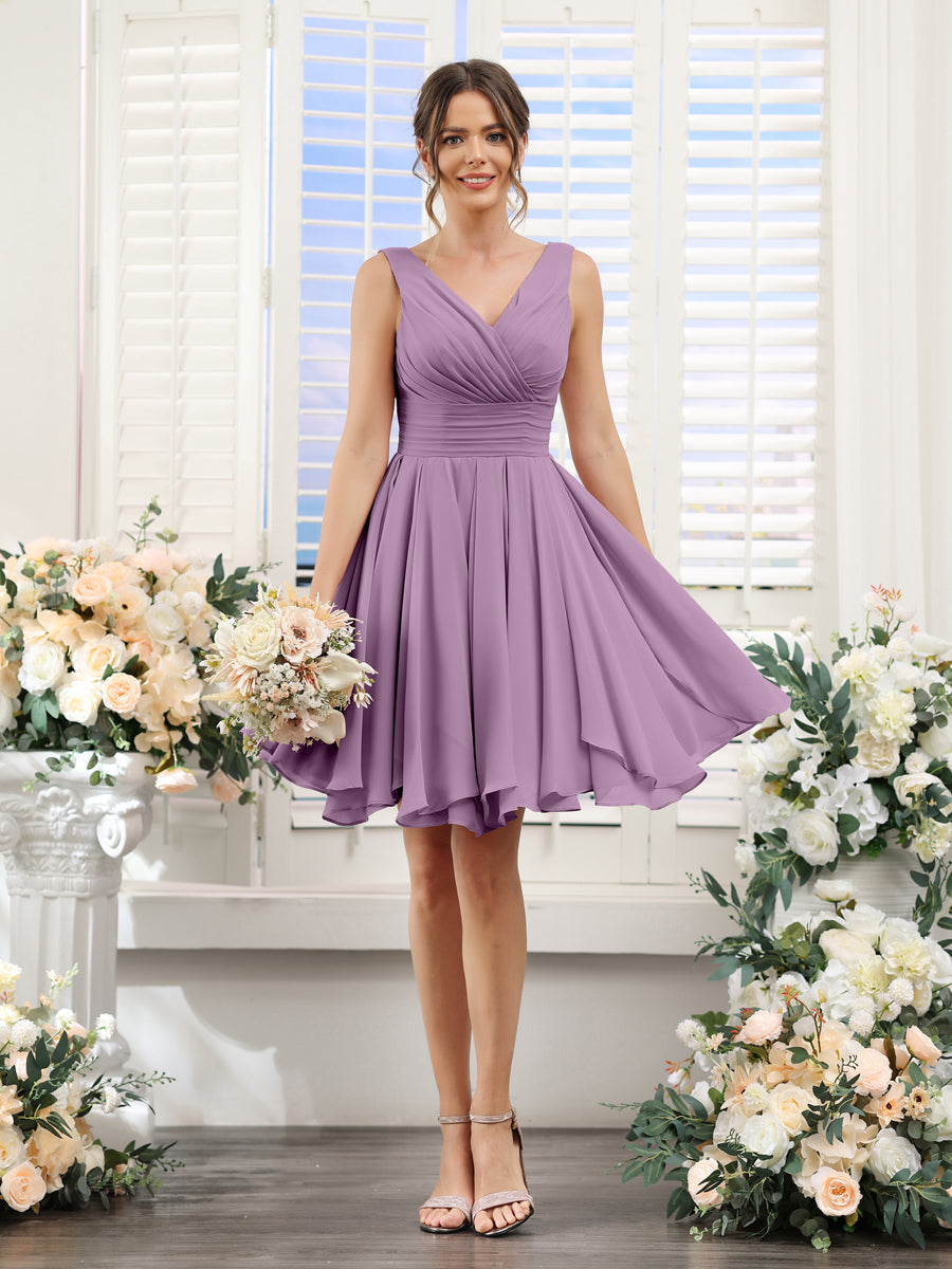 Herminia Wren Wisteria back view wedding guest dress