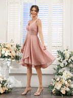Amelise Dusty Rose bodice detail wedding guest dress