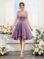 Amelise Wisteria back view wedding guest dress