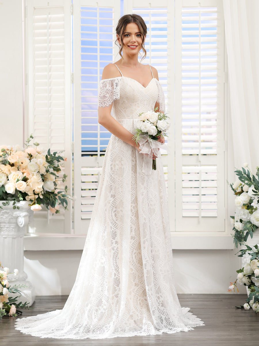 Lucasta ivory bodice detail wedding dress